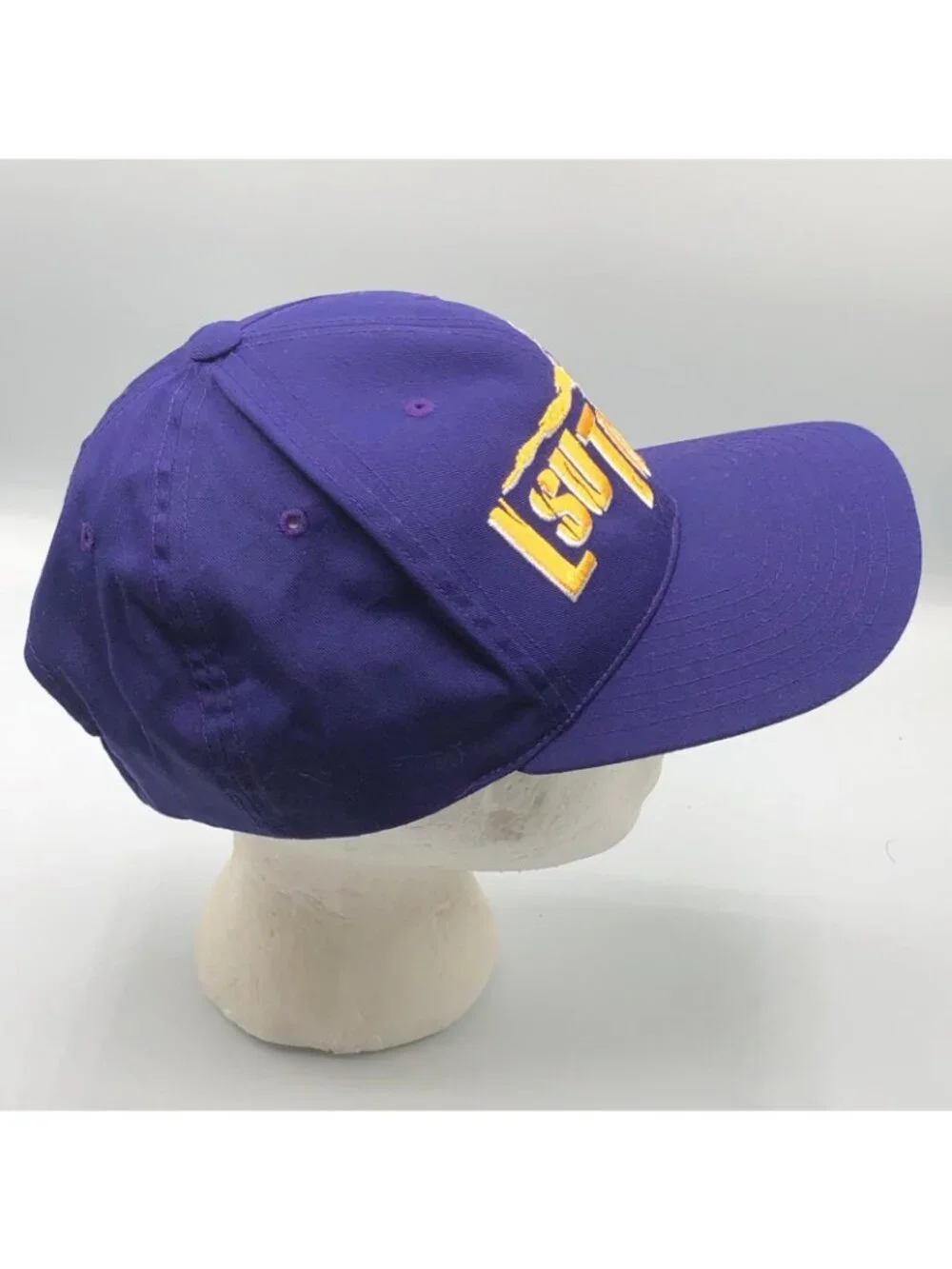 LSU Tigers Louisiana State University Annco Purple Emboirdered Snapback Hat NCAA